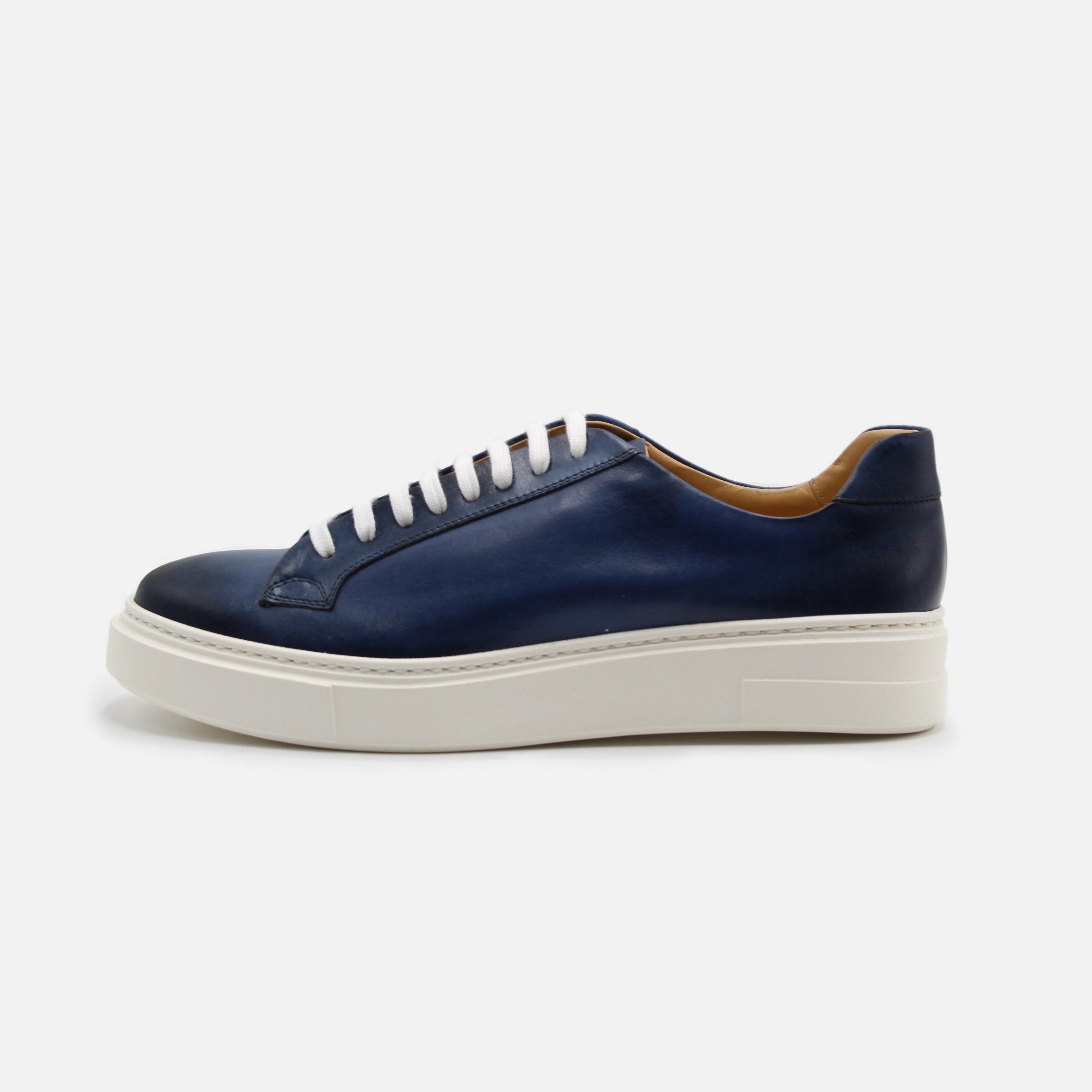 Jesi Leather Blue Jeans