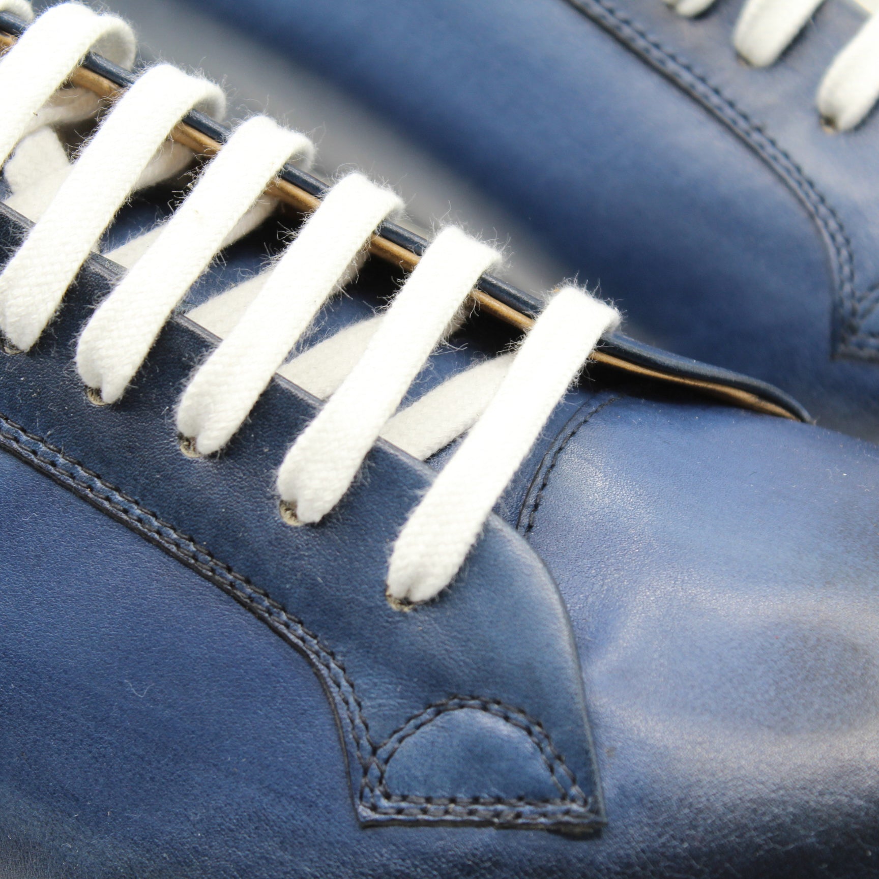 Jesi Leather Blue Jeans