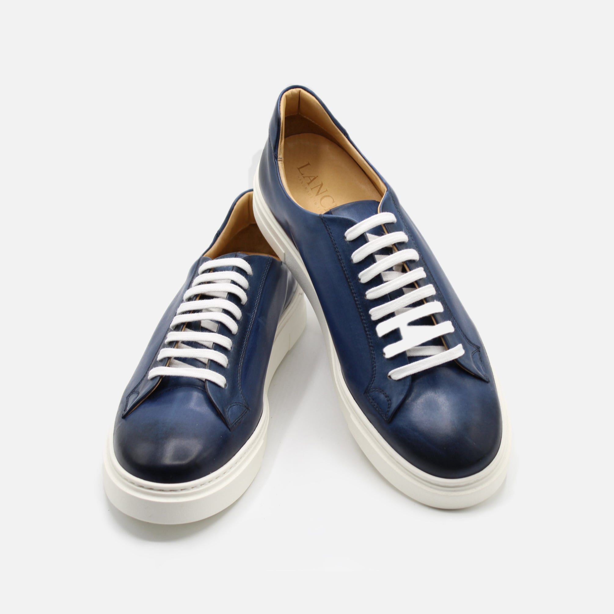 Jesi Leather Blue Jeans