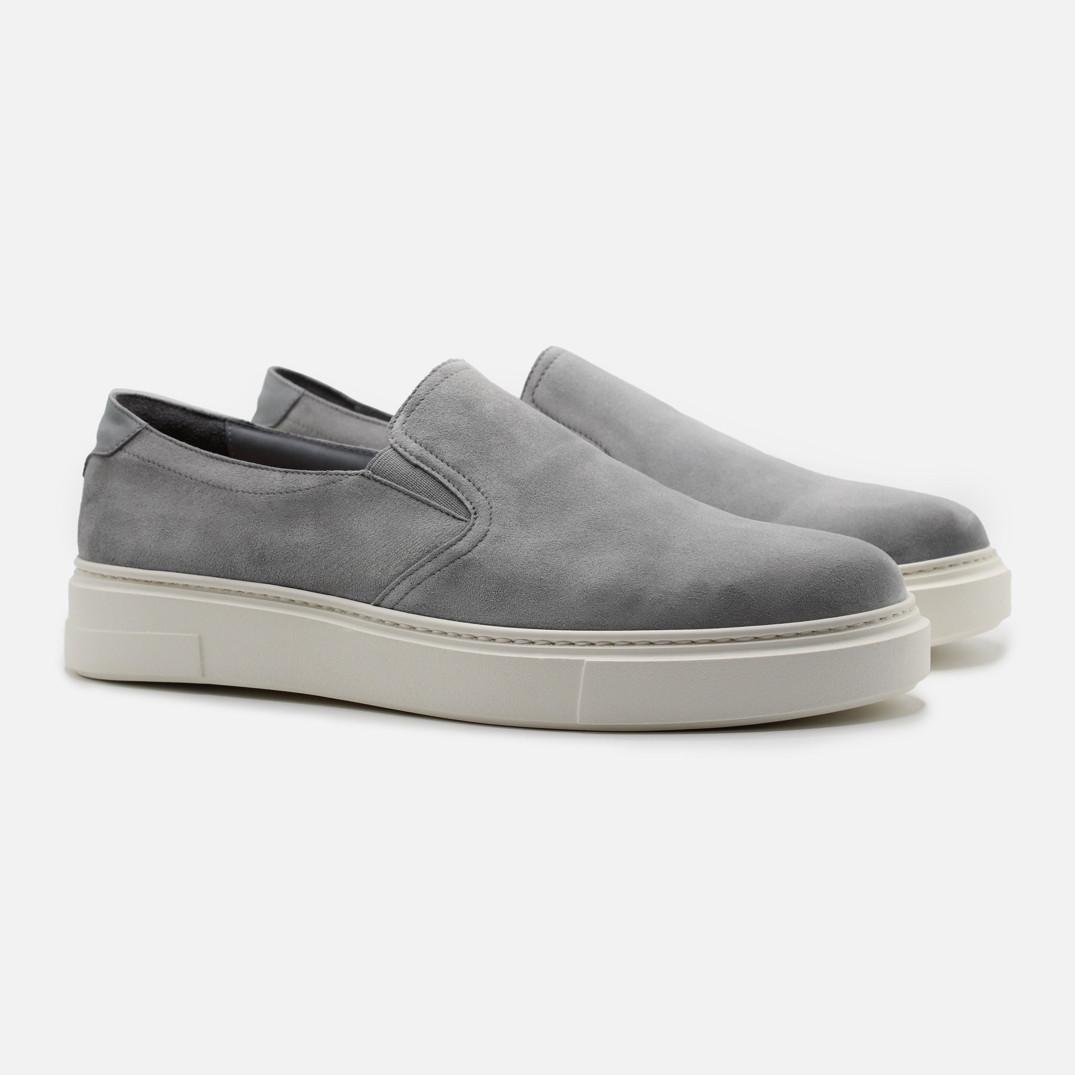 Elba Suede Light Grey