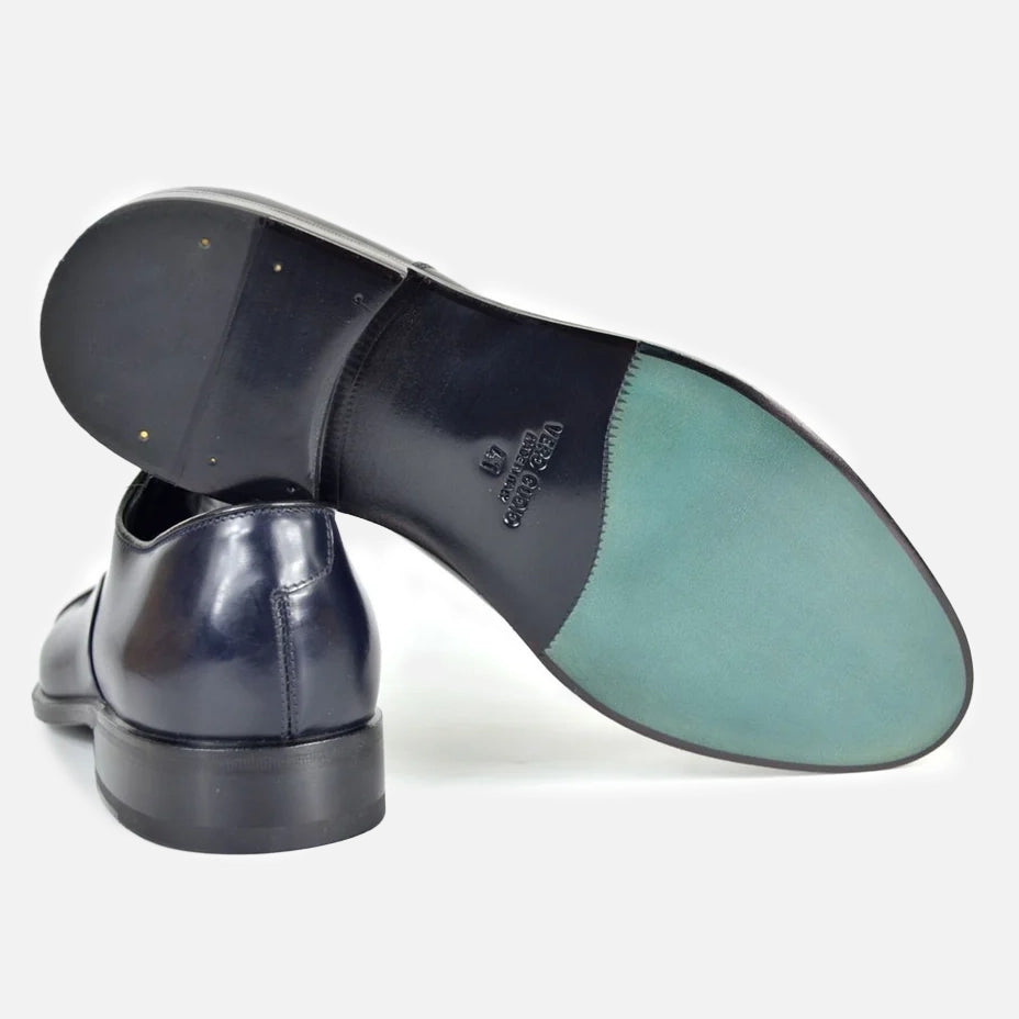 Brancaccio Brushed Calfskin Dark Blue