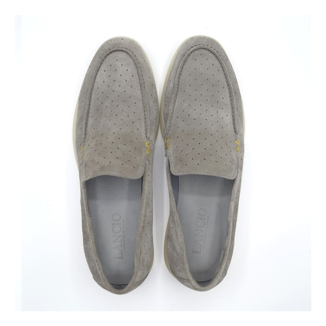 Capri Perforated Suede Grey