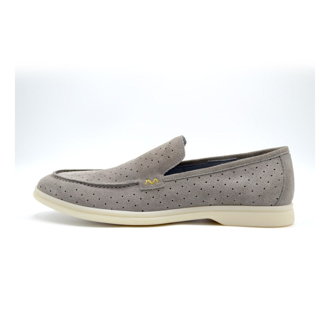 Capri Perforated Suede Grey