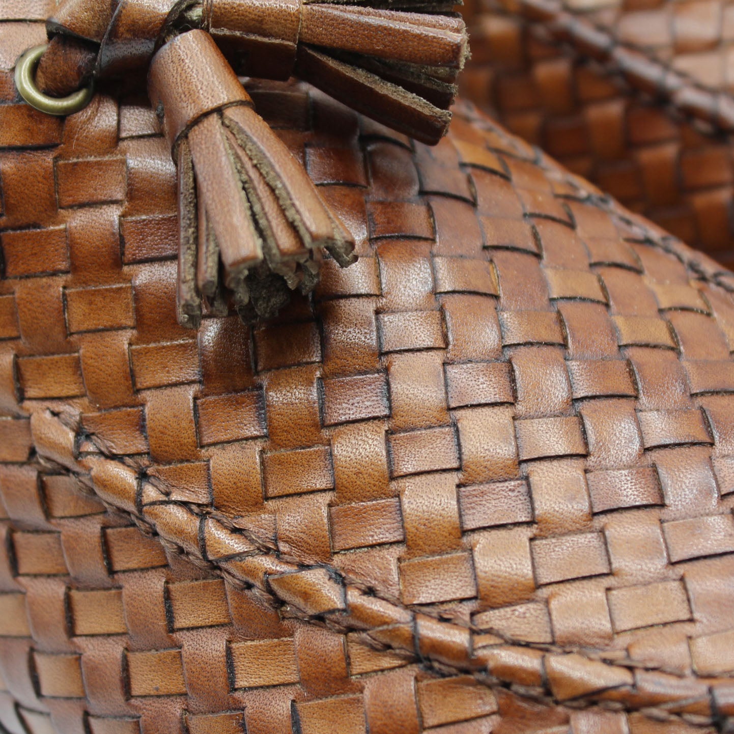 Gabicce Intrecciato Cognac