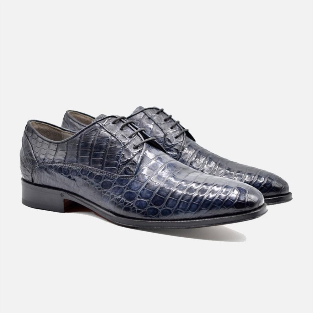 Milan Crocodile Dark Blue