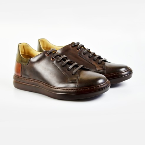 Men's Shoes Sneakers in Leather | Lancio Shoes HandMade in Italy