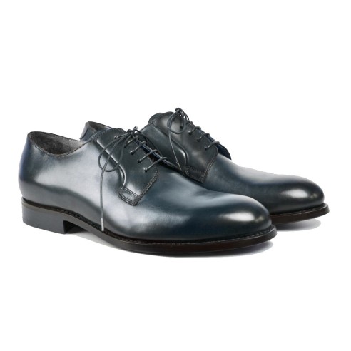 Derby Plain: Handcrafted Calfskin Shoes for Timeless Elegance