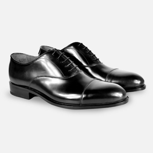 Oxford Cap Toe in Pelle di Vitello Spazzolata