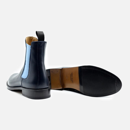 Alissa Calfskin Dark Blue