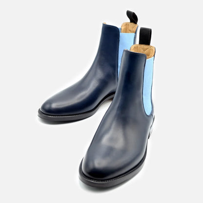 Alissa Calfskin Dark Blue