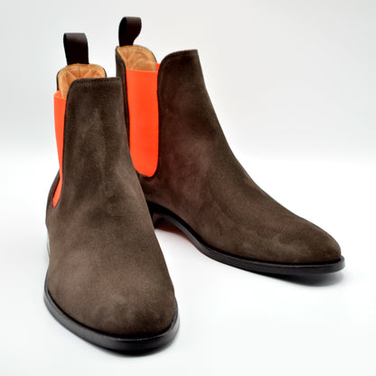 Sarnano Suede Brown-Orange