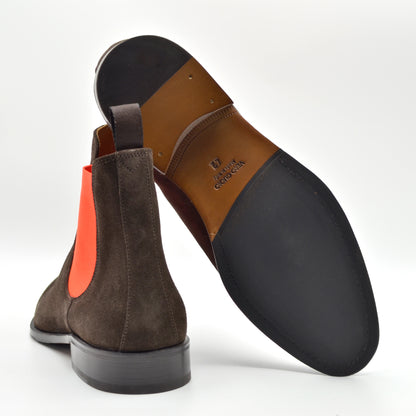 Sarnano Suede Brown-Orange