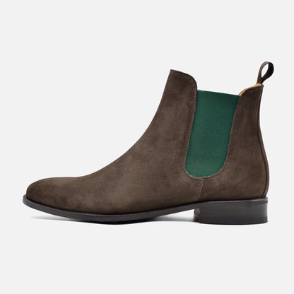 Sarnano Suede Brown-Green