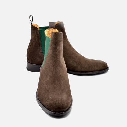 Sarnano Suede Brown-Green