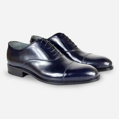 Brancaccio Brushed Calfskin Dark Blue