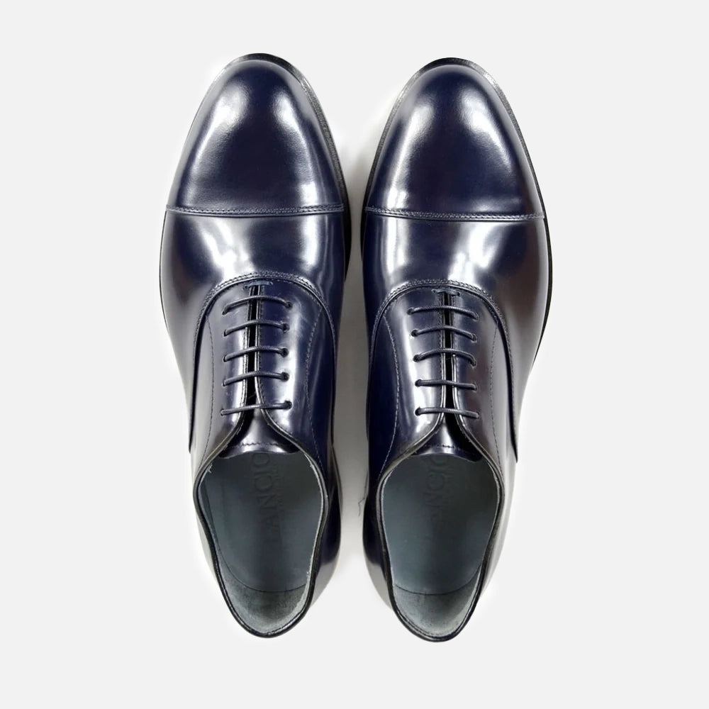 Brancaccio Brushed Calfskin Dark Blue