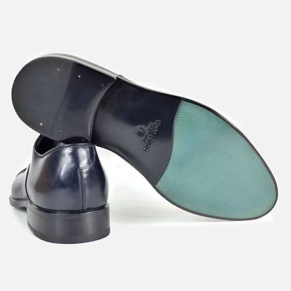 Brancaccio Brushed Calfskin Dark Blue