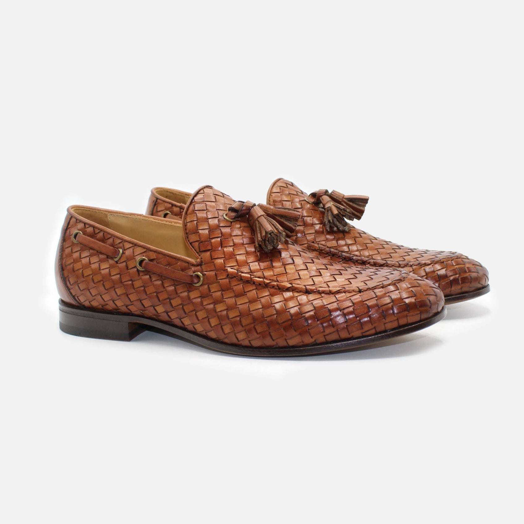 Gabicce Intrecciato Cognac