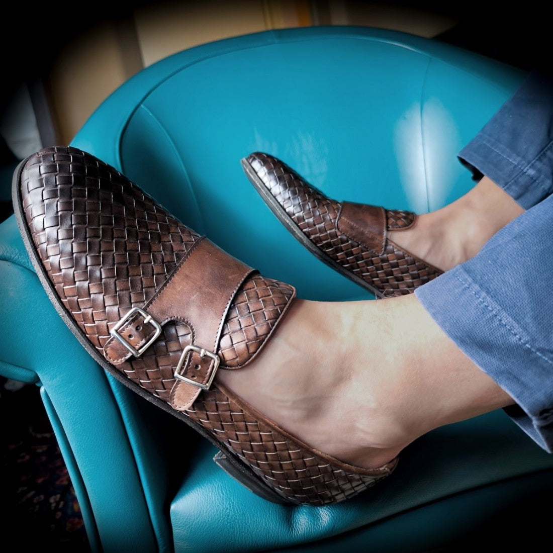 Riccione Woven Dark Brown